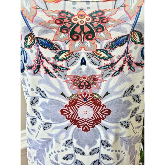 Loveu. Dear Women's White Polyester Scoop Neck Sleeveless Casual Top Blouse 2XL - Picture 5 of 12